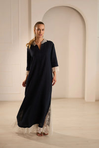 Mystery Elegant Linen Dress