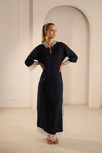 Mystery Elegant Linen Dress