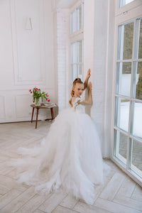 Samantha lace flower girl dress