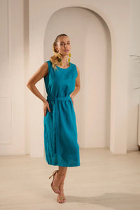 Breeze Elegant Linen Dress