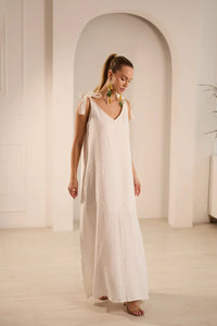 Lily Elegant Linen Dress