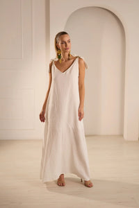 Lily Elegant Linen Dress