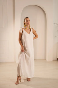 Lily Elegant Linen Dress
