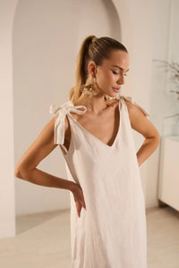 Lily Elegant Linen Dress