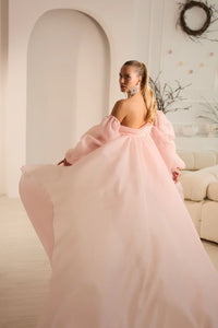 Barbie Elegant High-Low Mini Dress With Train
