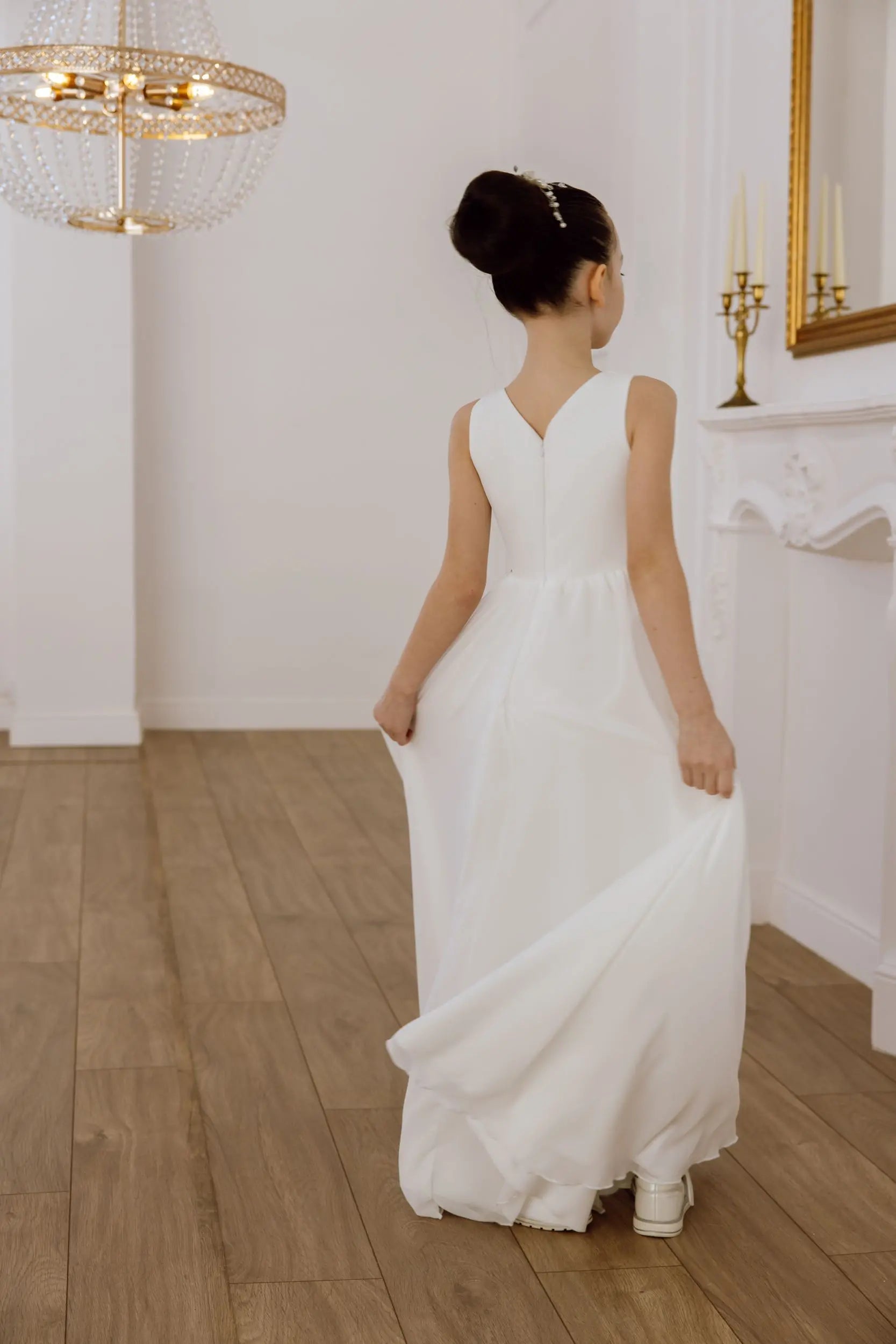 Luisa tulle flower girl dress