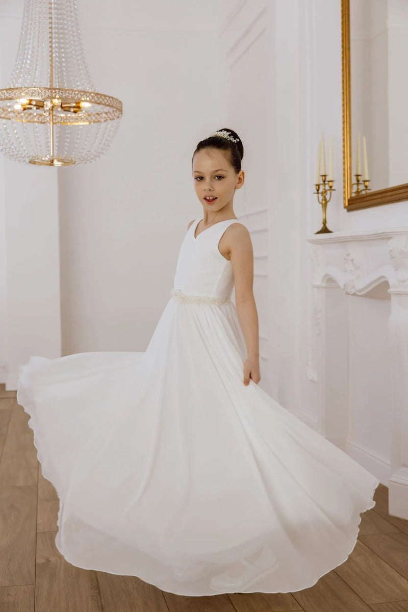 Luisa tulle flower girl dress