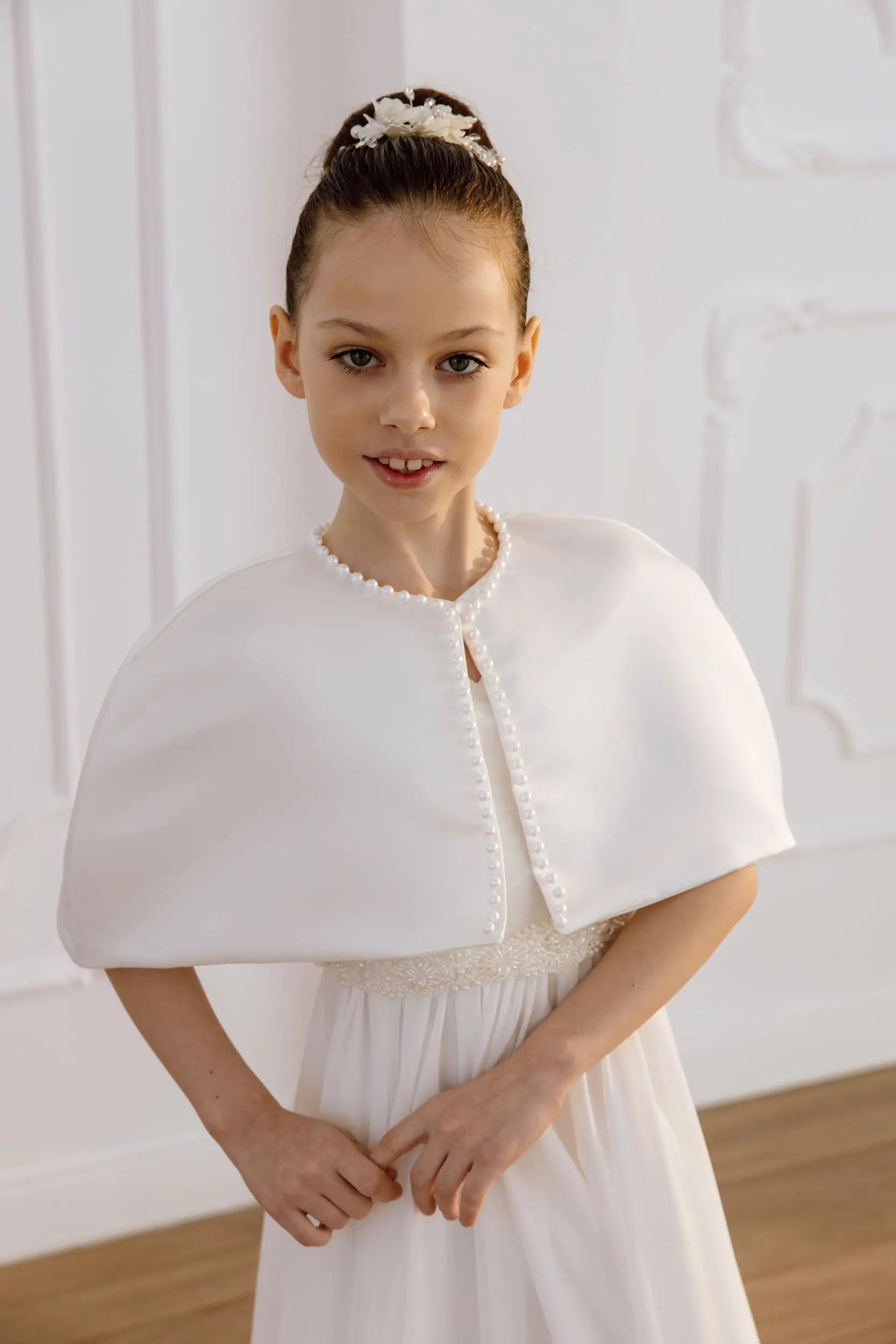 Luisa tulle flower girl dress