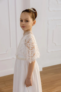 Luisa tulle flower girl dress