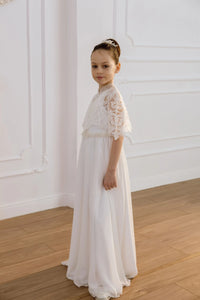 Luisa tulle flower girl dress