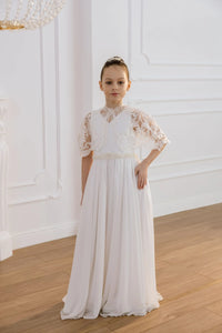 Luisa tulle flower girl dress