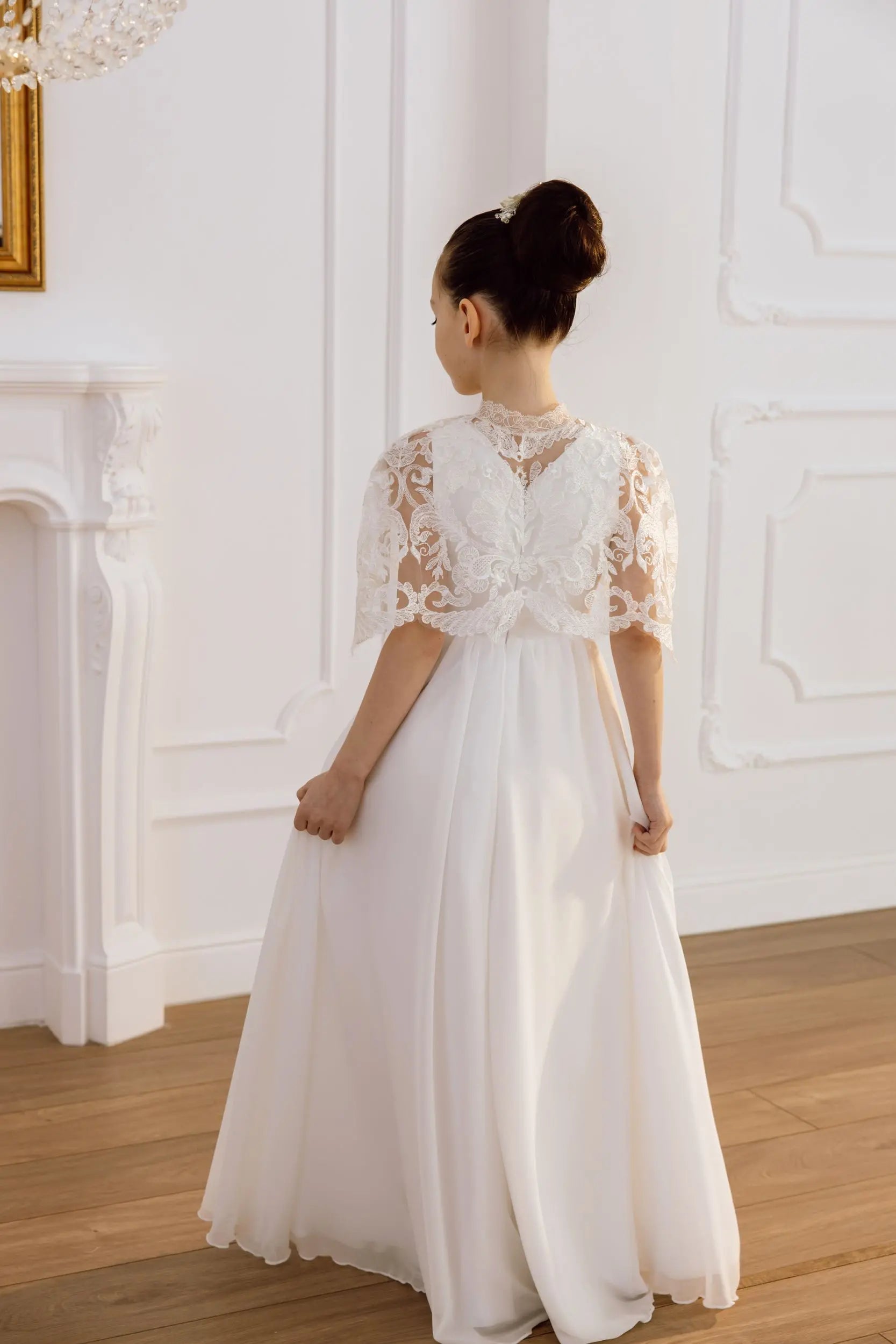 Luisa tulle flower girl dress