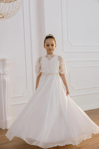Luisa tulle flower girl dress