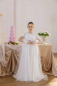 Viola chiffon flower girl dress