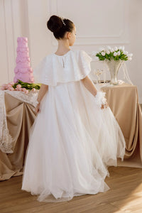 Viola chiffon flower girl dress