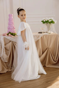 Viola chiffon flower girl dress