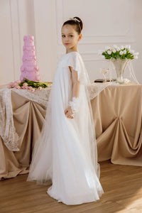 Viola chiffon flower girl dress