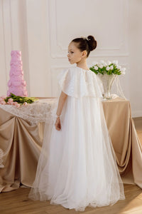 Viola chiffon flower girl dress