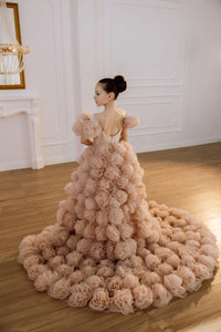 Tara satin flower girl dress