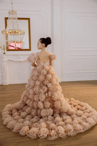 Tara satin flower girl dress