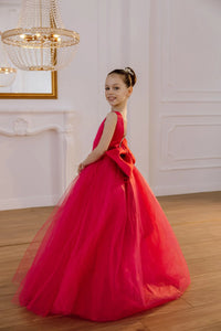 Ella tulle flower girl dress