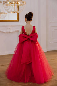 Ella tulle flower girl dress