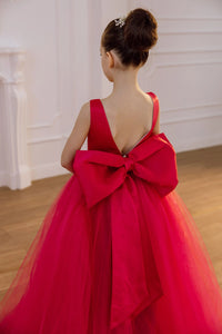 Ella tulle flower girl dress