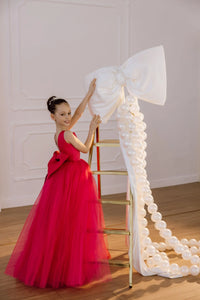 Ella tulle flower girl dress