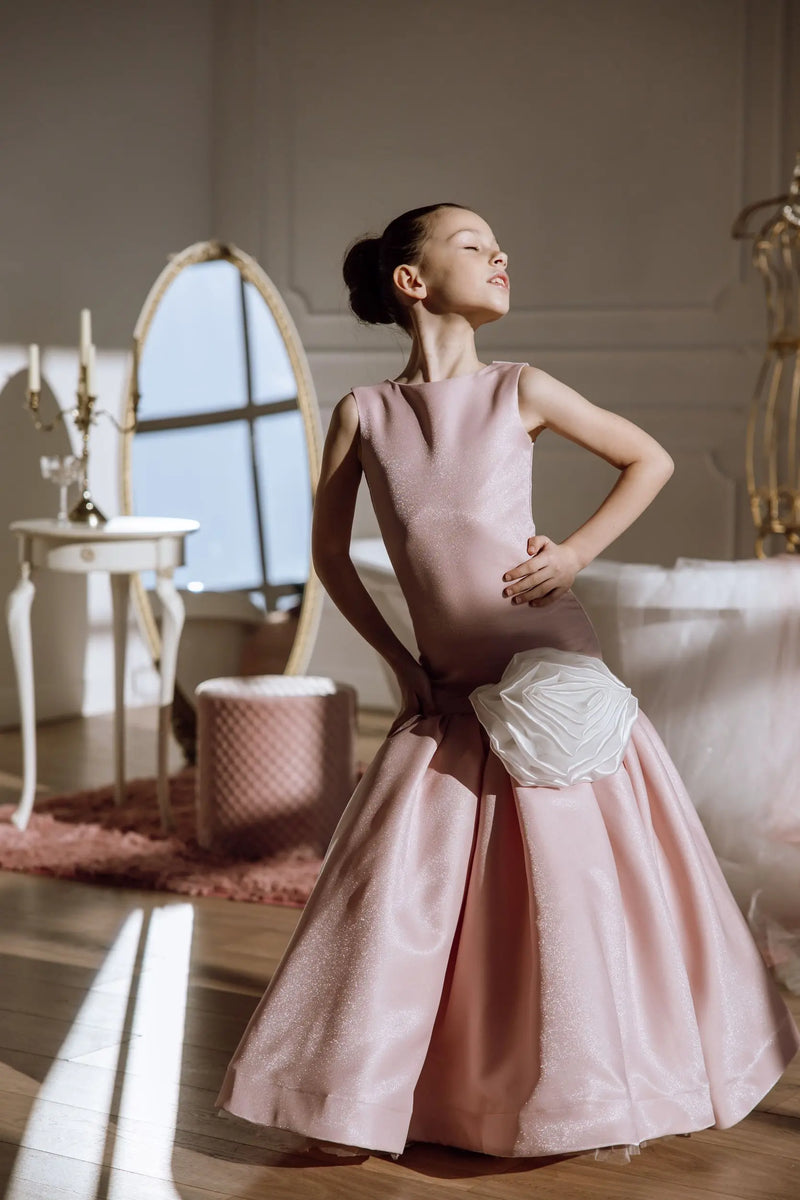 Amelia organza flower girl dress