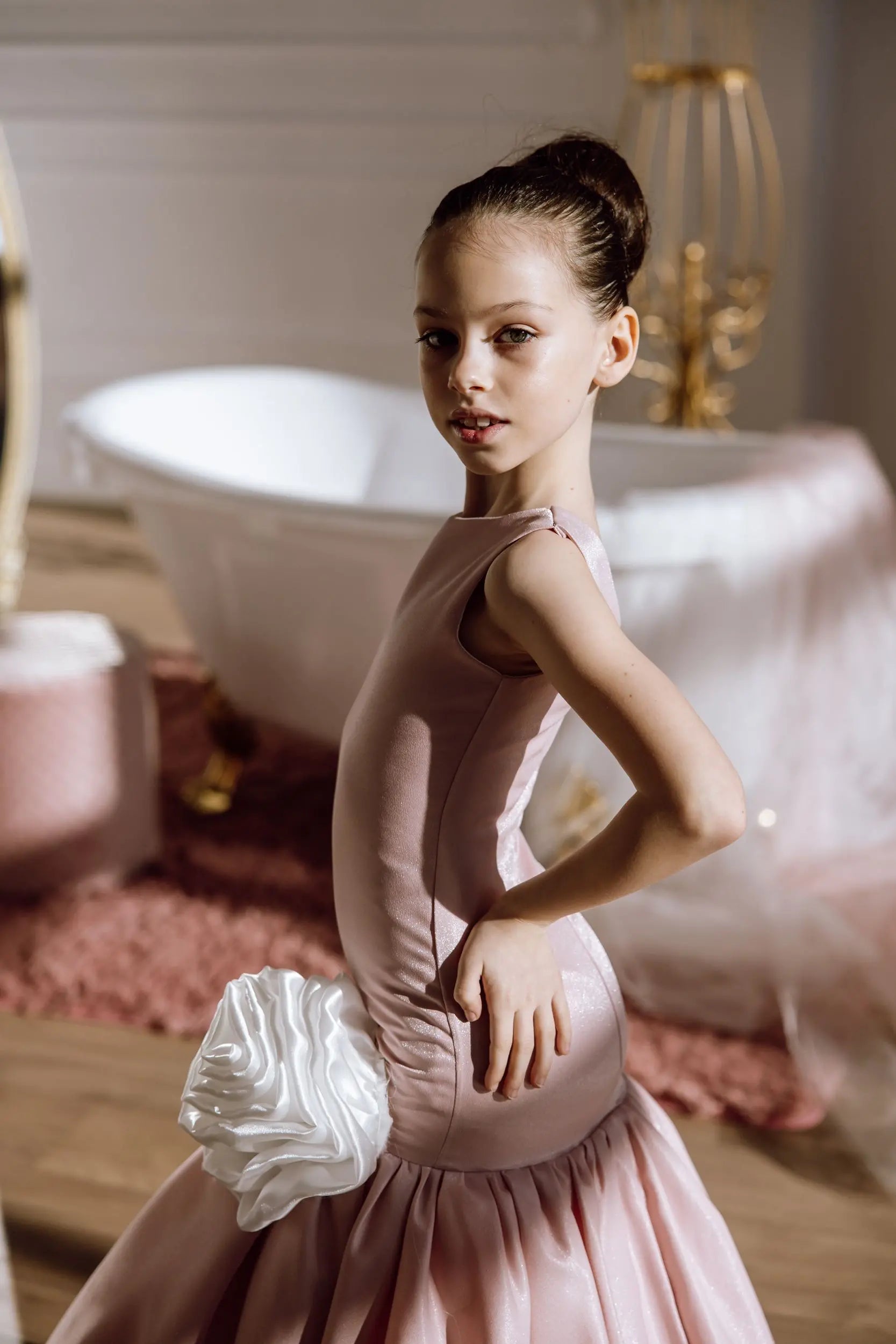 Amelia organza flower girl dress