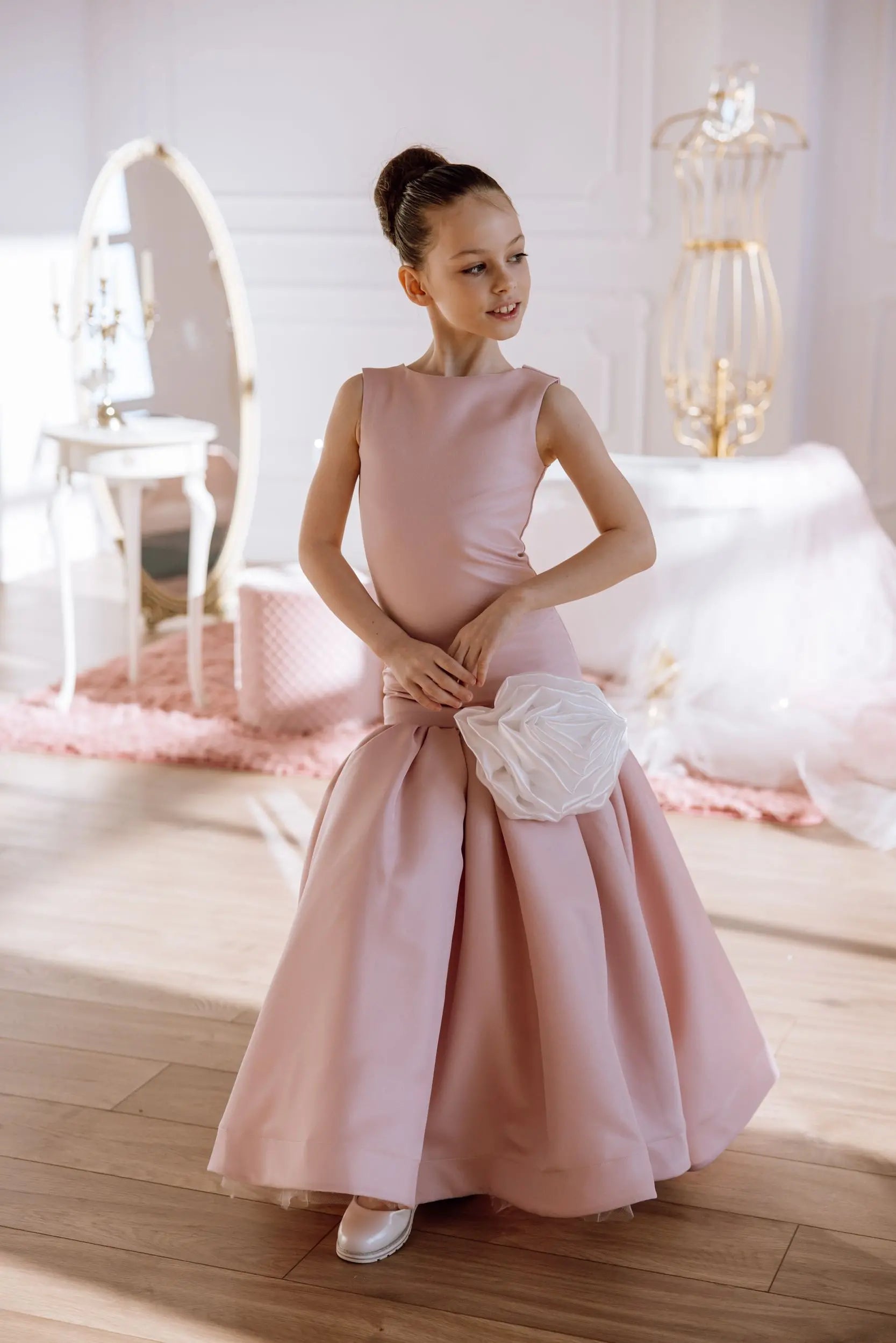 Amelia organza flower girl dress