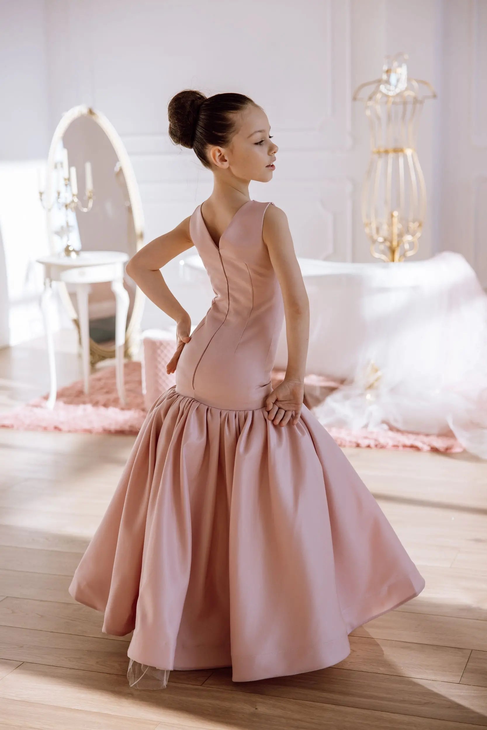 Amelia organza flower girl dress