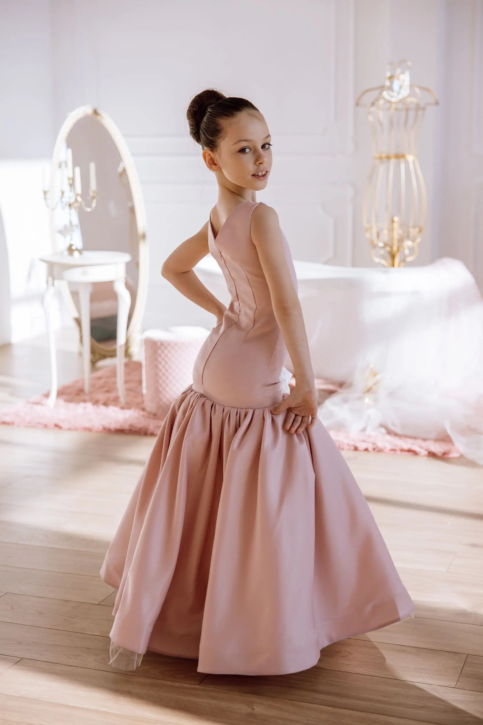 Amelia organza flower girl dress