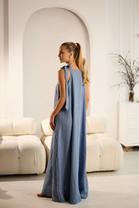Vasilek Elegant Linen Dress