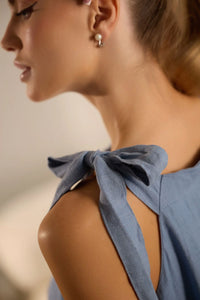 Vasilek Elegant Linen Dress