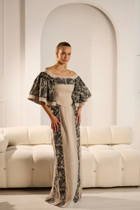 Dolce Elegant Linen Skirt Set