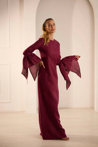 Anna Elegant Linen Dress