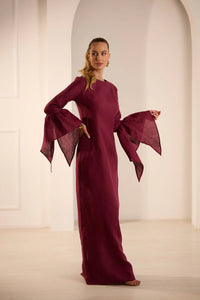 Anna Elegant Linen Dress