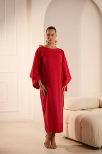 Accent Elegant Linen Dress
