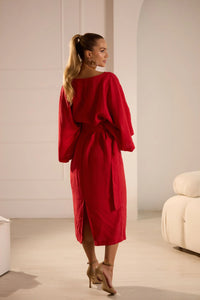 Accent Elegant Linen Dress